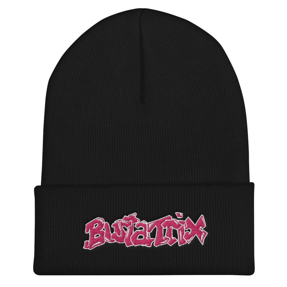 Offish BustaTrix Beanie (pink logo)